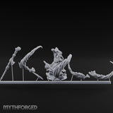 Magic Summoning Human Wizard Miniature for Dungeons and Dragons, Pathfinder or other TTRPGs