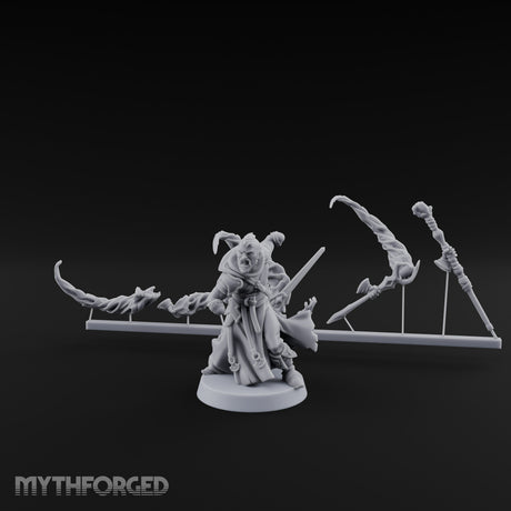 Magic Summoning Human Wizard Miniature for Dungeons and Dragons, Pathfinder or other TTRPGs