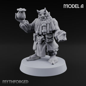 Brimstone Bazaar Regulars Tiefling Merchant A