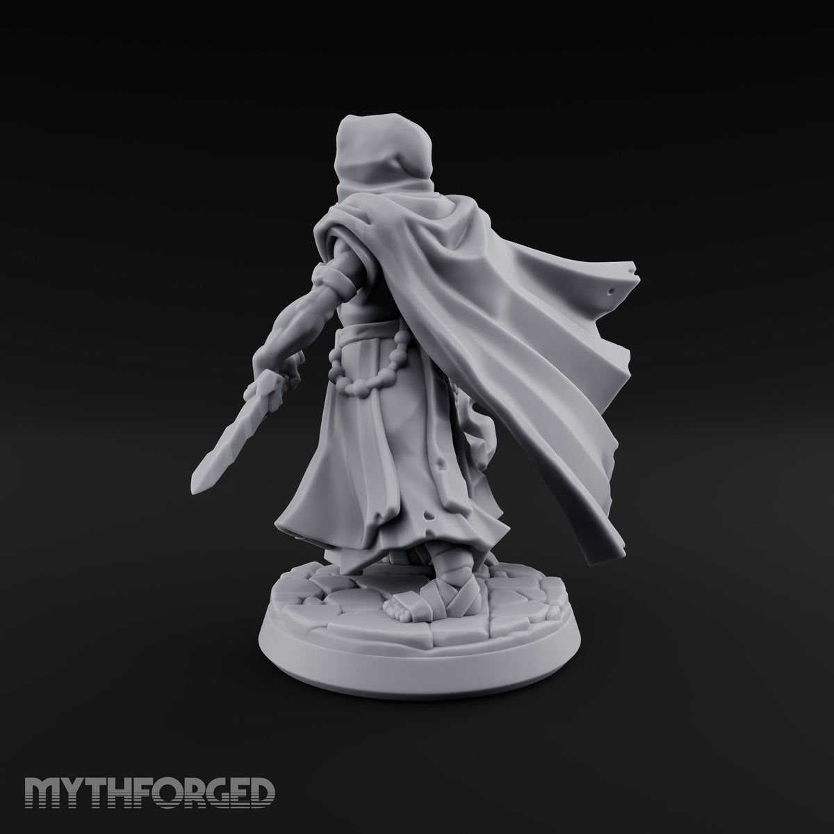 Hoods Up, Rite Begun Human Cultist B — Curved Dagger & Incense