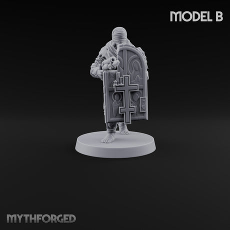 Faith Under Fire Human Pilgrim Gunner B Miniature for Dungeons and Dragons, Pathfinder or other TTRPGs