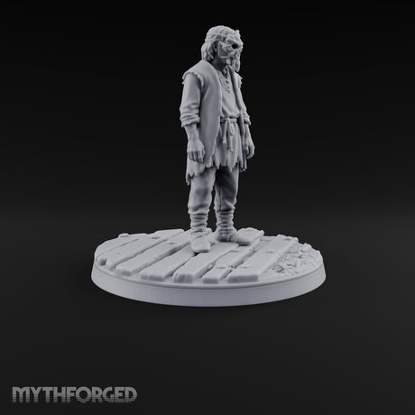 Heeding the Water Human Cultists Miniature for Dungeons and Dragons, Pathfinder or other TTRPGs
