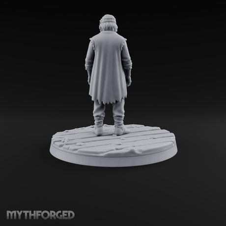 Heeding the Water Human Cultist D Miniature for Dungeons and Dragons, Pathfinder or other TTRPGs