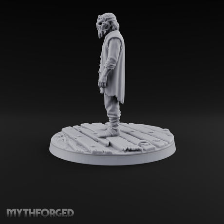 Heeding the Water Human Cultist D Miniature for Dungeons and Dragons, Pathfinder or other TTRPGs