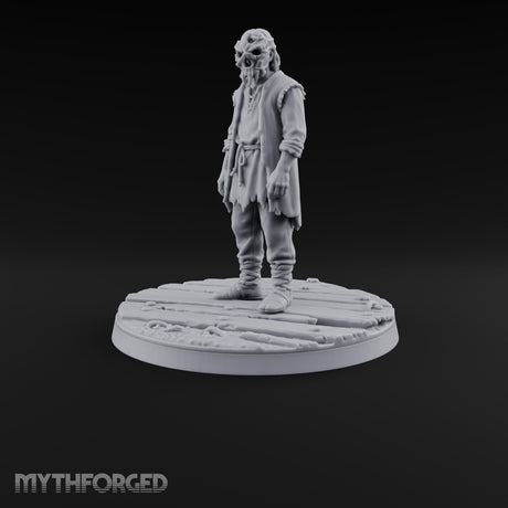 Heeding the Water Human Cultist D Miniature for Dungeons and Dragons, Pathfinder or other TTRPGs