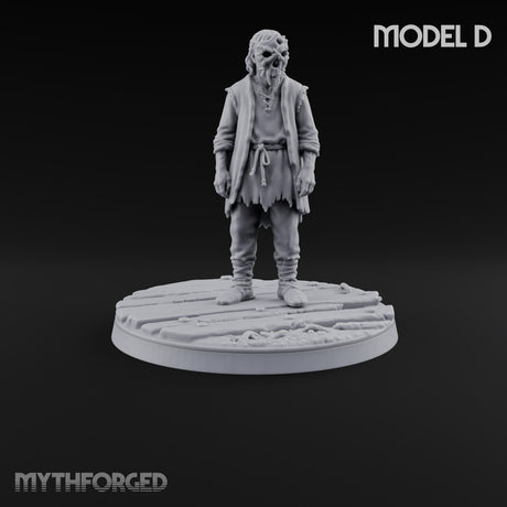 Heeding the Water Human Cultists Miniature for Dungeons and Dragons, Pathfinder or other TTRPGs