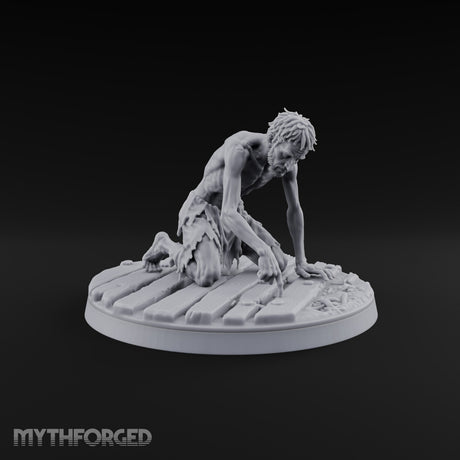 Heeding the Water Human Cultists Miniature for Dungeons and Dragons, Pathfinder or other TTRPGs