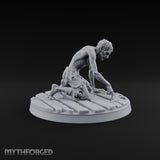 Heeding the Water Human Cultist A Miniature for Dungeons and Dragons, Pathfinder or other TTRPGs
