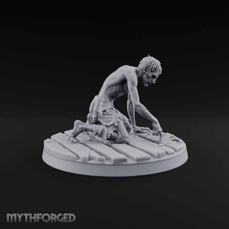 Heeding the Water Human Cultists Miniature for Dungeons and Dragons, Pathfinder or other TTRPGs