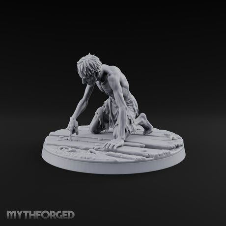 Heeding the Water Human Cultist A Miniature for Dungeons and Dragons, Pathfinder or other TTRPGs