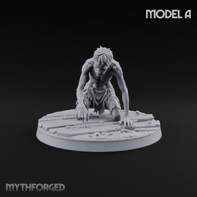 Heeding the Water Human Cultist A Miniature for Dungeons and Dragons, Pathfinder or other TTRPGs