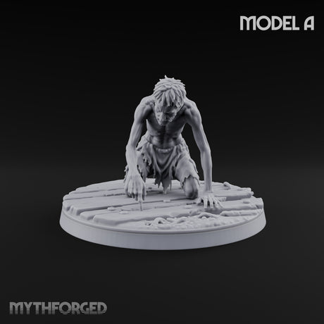 Heeding the Water Human Cultist A Miniature for Dungeons and Dragons, Pathfinder or other TTRPGs