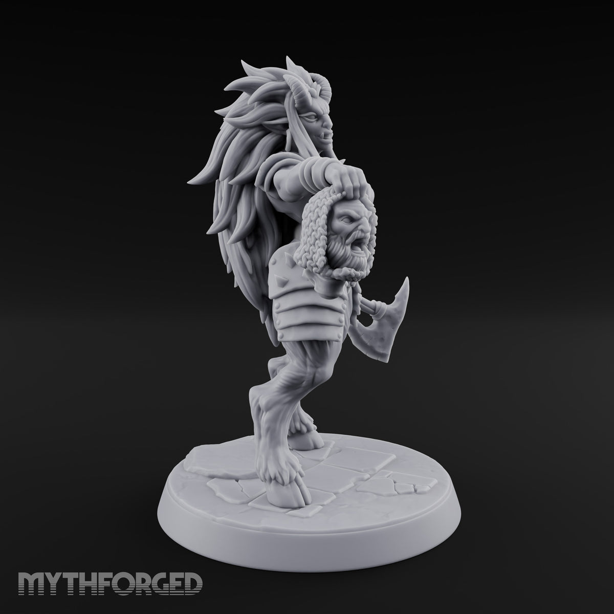 Taking Her Trophy Beastwoman Pin-up — Normal