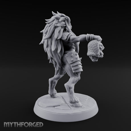 Taking Her Trophy Beastwoman Pin-up — Normal