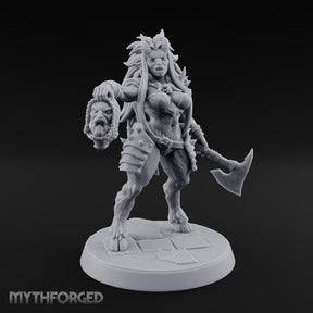 Taking Her Trophy Beastwoman Pin-up — Normal