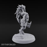 Taking Her Trophy Beastwoman Pin-up — Skimpy