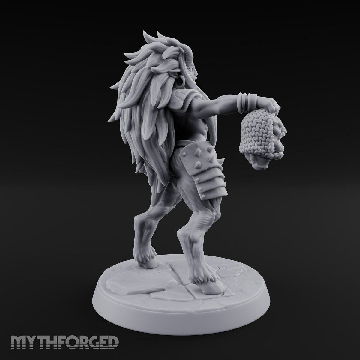 Taking Her Trophy Beastwoman Pin-up — Skimpy