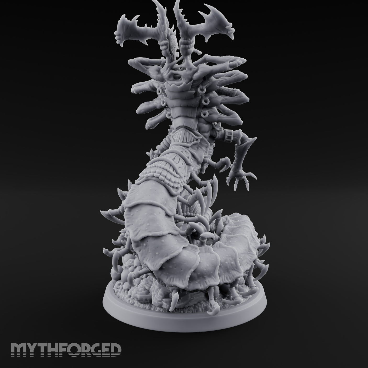 Many Armed Throne Rising Sibriex Miniature for Dungeons and Dragons, Pathfinder or other TTRPGs