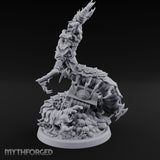 Many Armed Throne Rising Sibriex Miniature for Dungeons and Dragons, Pathfinder or other TTRPGs
