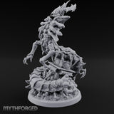 Many Armed Throne Rising Sibriex Miniature for Dungeons and Dragons, Pathfinder or other TTRPGs