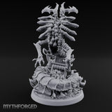 Many Armed Throne Rising Sibriex Miniature for Dungeons and Dragons, Pathfinder or other TTRPGs