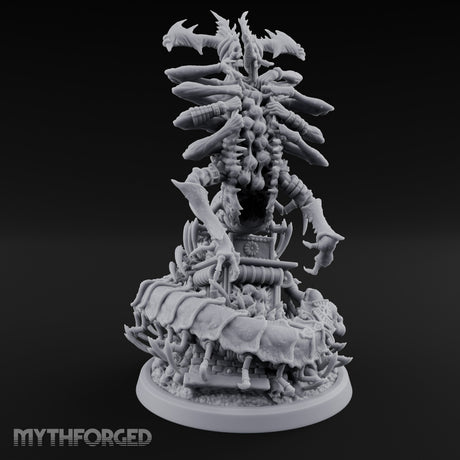 Many Armed Throne Rising Sibriex Miniature for Dungeons and Dragons, Pathfinder or other TTRPGs