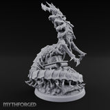 Many Armed Throne Rising Sibriex Miniature for Dungeons and Dragons, Pathfinder or other TTRPGs