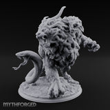 Many Mouthed Chimera Beast Miniature for Dungeons and Dragons, Pathfinder or other TTRPGs