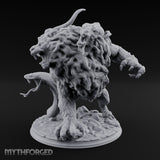 Many Mouthed Chimera Beast Miniature for Dungeons and Dragons, Pathfinder or other TTRPGs