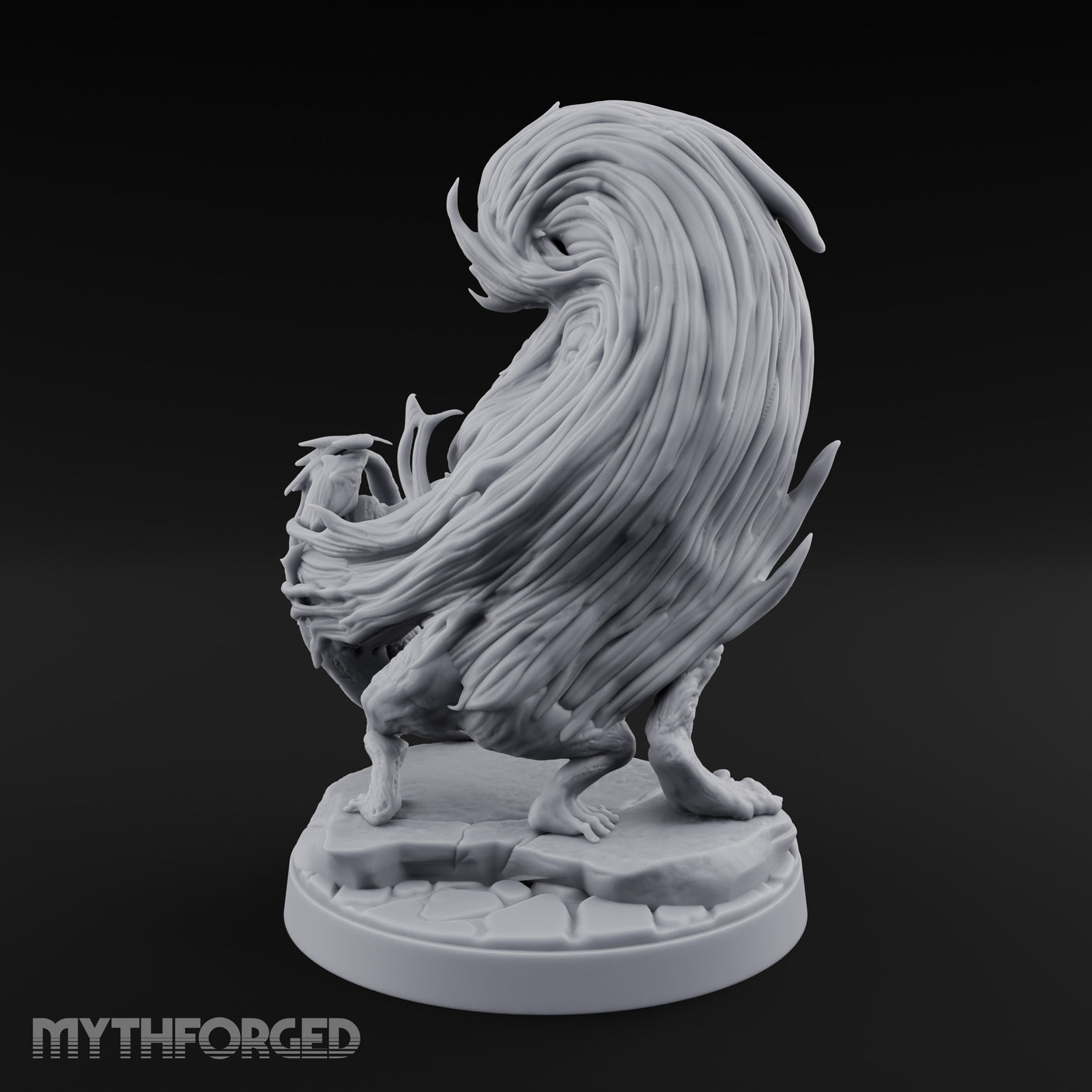 Many Mouths Screaming Drema Larva Miniature for Dungeons and Dragons, Pathfinder or other TTRPGs