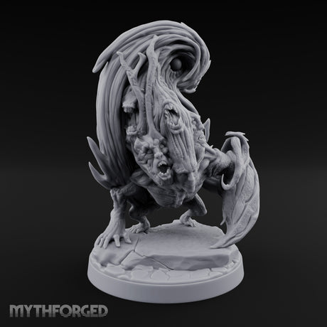 Many Mouths Screaming Drema Larva Miniature for Dungeons and Dragons, Pathfinder or other TTRPGs