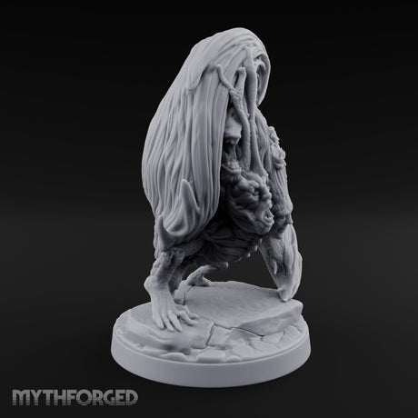 Many Mouths Screaming Drema Larva Miniature for Dungeons and Dragons, Pathfinder or other TTRPGs