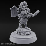 Map Waving Mallet Wielding Goblin Trickster Miniature for Dungeons and Dragons, Pathfinder or other TTRPGs
