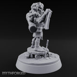 Map Waving Mallet Wielding Goblin Trickster Miniature for Dungeons and Dragons, Pathfinder or other TTRPGs