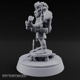 Map Waving Mallet Wielding Goblin Trickster Miniature for Dungeons and Dragons, Pathfinder or other TTRPGs