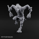 Maracas Rattling Kenku Bard Miniature for Dungeons and Dragons, Pathfinder or other TTRPGs