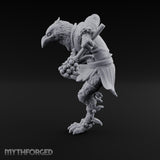 Maracas Rattling Kenku Bard Miniature for Dungeons and Dragons, Pathfinder or other TTRPGs