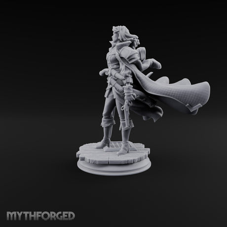 Two Pistols Left Holstered Human Female Pirate Captain