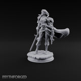 Two Pistols Left Holstered Human Female Pirate Captain