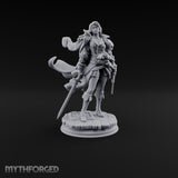 Two Pistols Left Holstered Human Female Pirate Captain