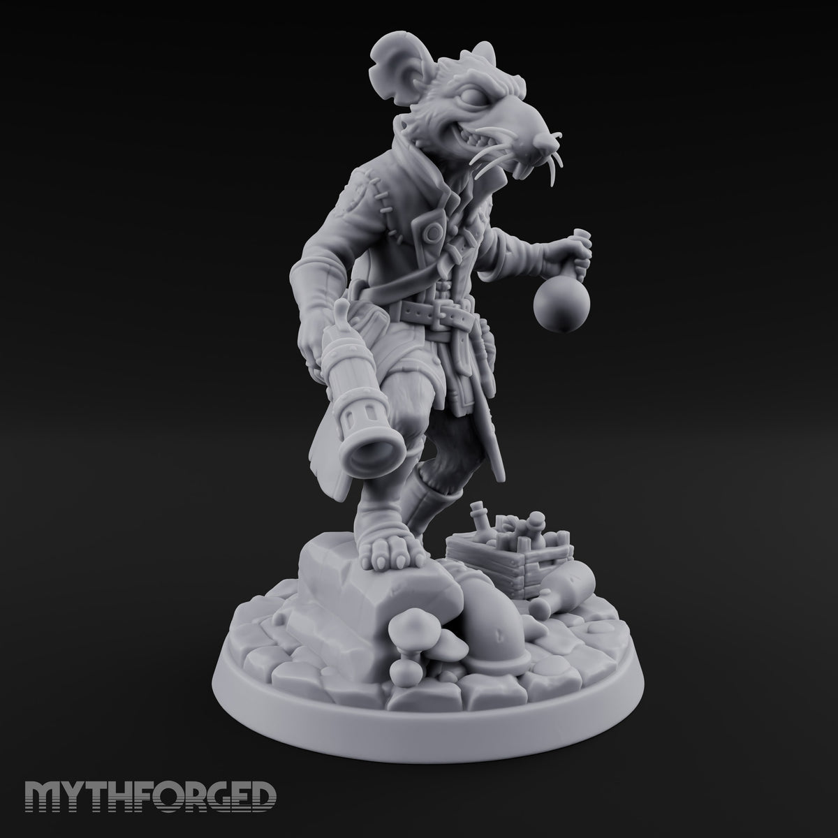 Fizzing Flask, Loaded Barrel Ratfolk Alchemist Gunslinger