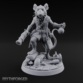 Fizzing Flask, Loaded Barrel Ratfolk Alchemist Gunslinger