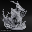 Mast Rending Rotting Sea Slitherdrake Miniature for Dungeons and Dragons, Pathfinder or other TTRPGs