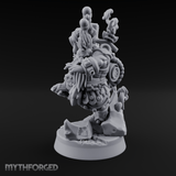 Steam Powered Dwarf Fighter Miniature for Dungeons and Dragons, Pathfinder or other TTRPGs