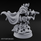 Gatling Core Spinning Dwarf Sentinel Miniature for Dungeons and Dragons, Pathfinder or other TTRPGs