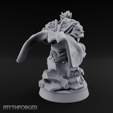 Gatling Core Spinning Dwarf Sentinel Miniature for Dungeons and Dragons, Pathfinder or other TTRPGs