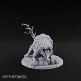 Maw Agape Eggs Guarding Stormseed Beast Miniature for Dungeons and Dragons, Pathfinder or other TTRPGs