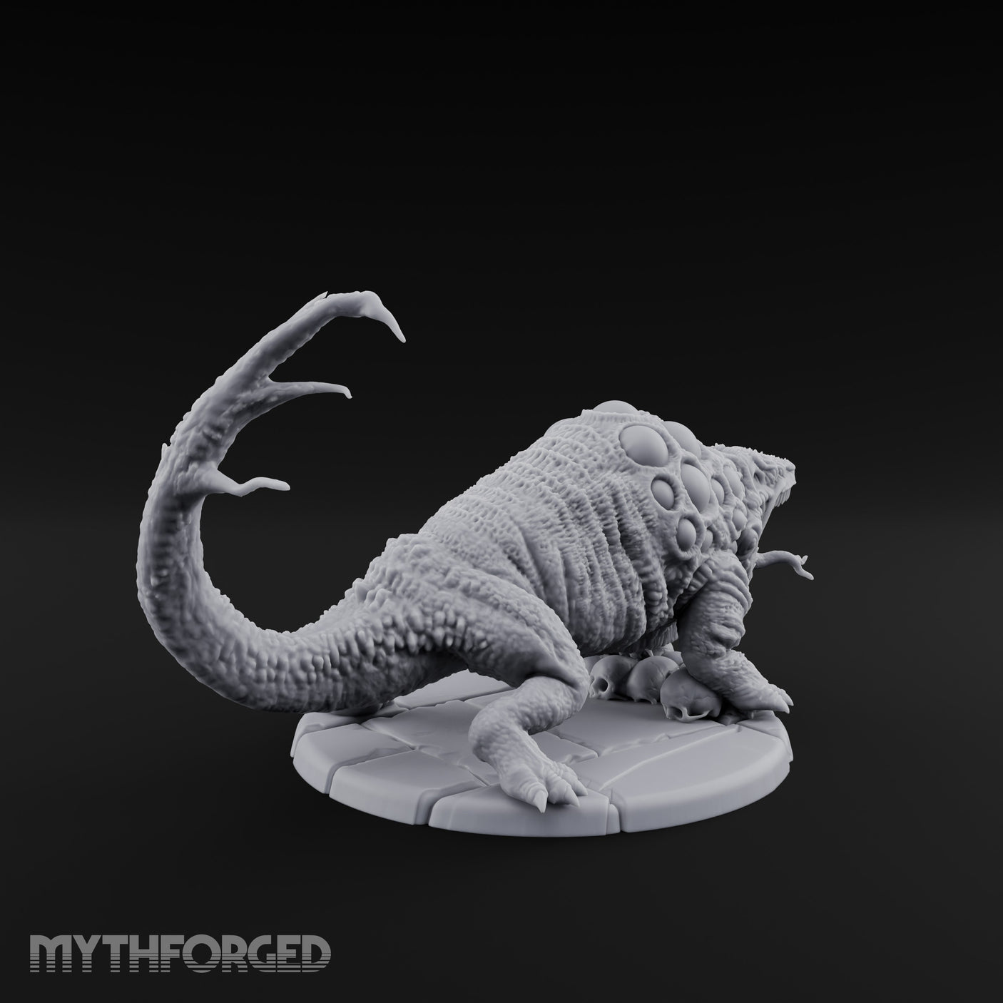 Maw Agape Eggs Guarding Stormseed Beast Miniature for Dungeons and Dragons, Pathfinder or other TTRPGs