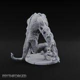 Maw Gaping Ribs Exposed Flesh Renderer Miniature for Dungeons and Dragons, Pathfinder or other TTRPGs