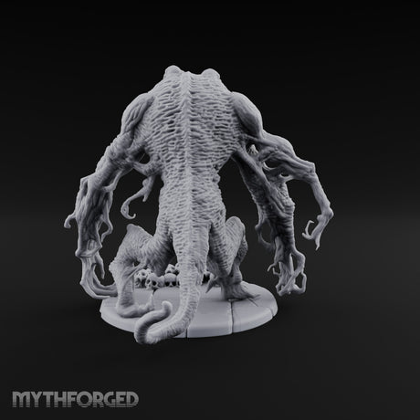 Maw Gaping Ribs Exposed Flesh Renderer Miniature for Dungeons and Dragons, Pathfinder or other TTRPGs